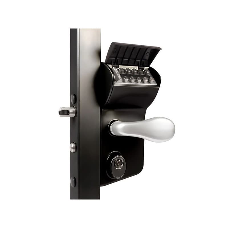 Serrures à codes mécaniques lmkq v2 1 pièce(s) serrure à code méca. lmkq v2l pour profil 60 à 80 mm - noir - locinox