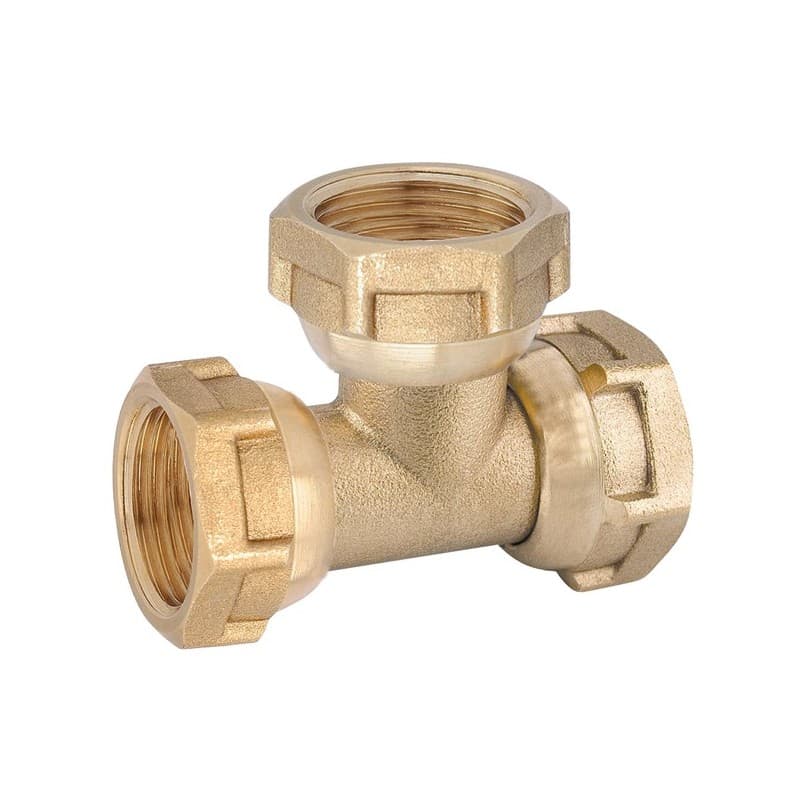 Té à écrou mobile - laiton 1 unité(s) té à écrou mobile f20x27 laiton 20/27 (3/4") femelle - boutte