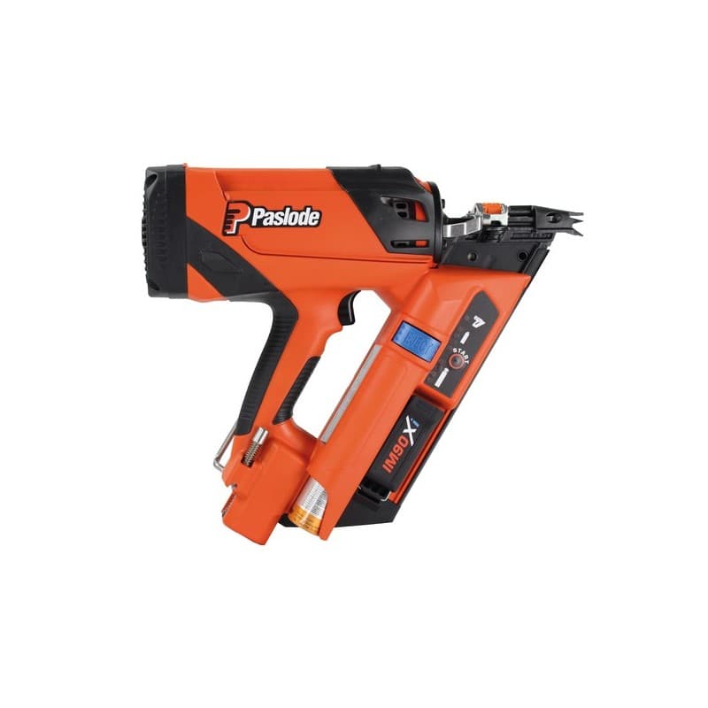 Pack cloueur im90xi lithium + packs de clous crantés 3.6 kg 1250 tirs 50-90 mm 1 lot(s) pack cloueur im90xi + 10 packs clous crantés 2.8x70mm gaz 47 f