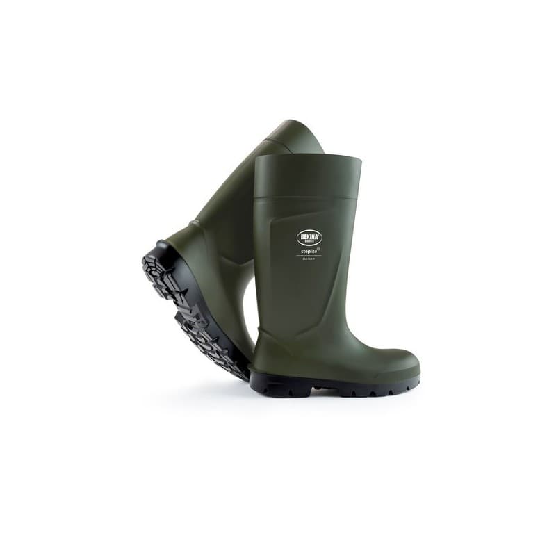 Bottes de sécurité steplite 42 pu double densité src - résistance au glissement sols acier et céramique acier 1 paire(s) néotane bottes de sécurité st