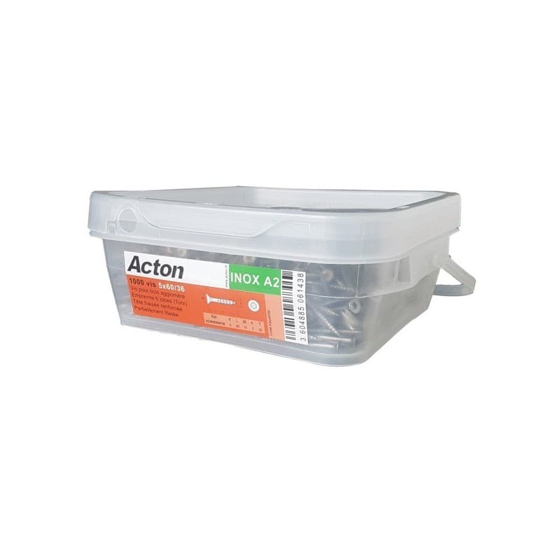 Vis Ă bois tĂȘte fraisĂ©e Ă empreinte torx - inox a2 vis bois agglo tĂȘte fraisĂ©e 6 lobes inox a2 5 x 70/42 tĂȘte fraisĂ©e (tf) torx (x) bois, panneau de b