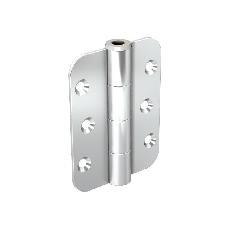 Charnières pour portes à déplacement latéral et pliantes série 3530 charnière à visser sur chant 80 x 60 mm 1 pièce(s) - mantion sas