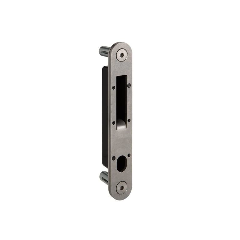 Gâche de serrure à encastrer h-metal 1 pièce(s) gâche en inox pour serrure à encastrer h-compact - locinox