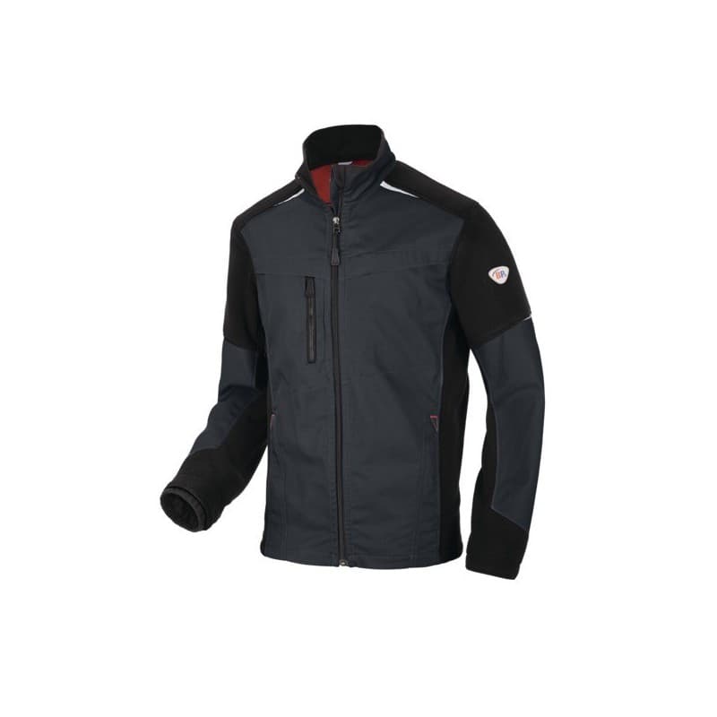 Veste de travail technique bplus veste de travail technique gris anthracite t50/52 200 - 300 g gris entre 1 et 3 veste polyester / coton 1 pièce(s) 50