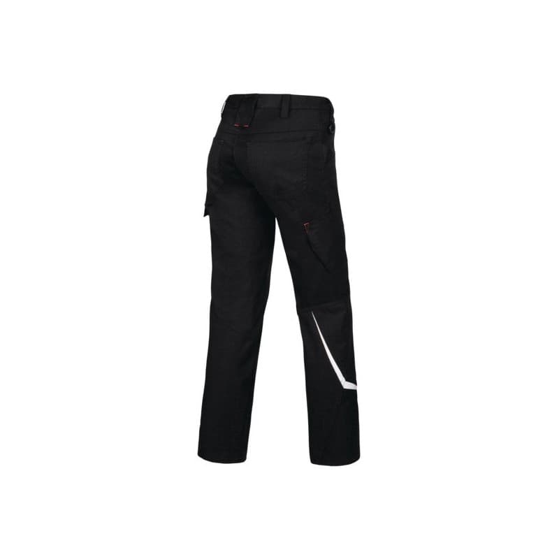 Pantalons de travail techniques bplus femme pantalon de travail femme noir t46 200 - 300 g noir 7 et plus pantalon 46 polyester / coton 1 pièce(s) - b