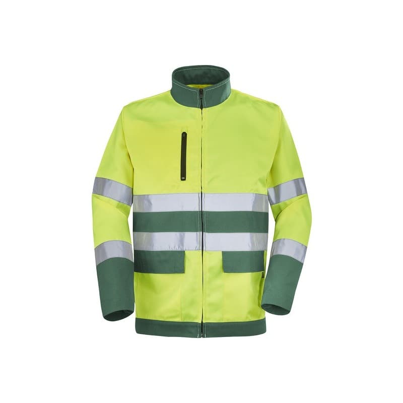Blouson fluo base xp 300 - 400 g entre 1 et 3 blouson t0 polyester / coton 1 pièce(s) blouson fluo base xp jaune/vert t0 jaune, vert - cepovett