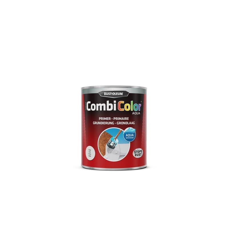 Primaires antirouille combicolor aqua primer 1 bidon(s) de 750 millilitre(s) primaire antirouille combicolor aqua primer gris - rustoleum