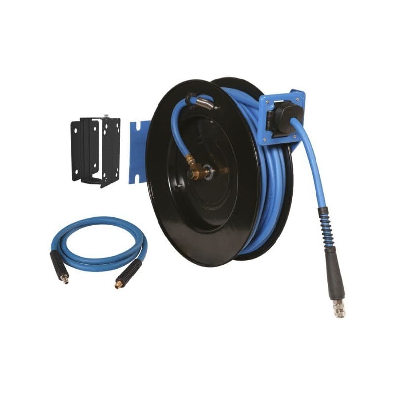 Enrouleur de tuyau carter ouvert 1 pièce(s) enrouleur 10 m - tuyau ø 10 x 17 - lacme