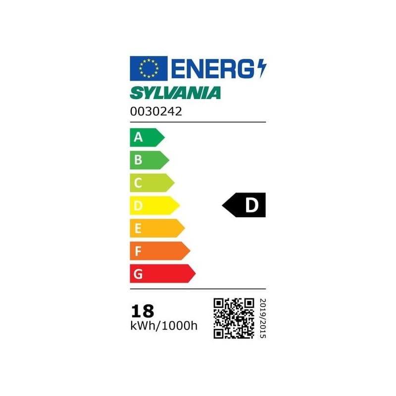 Tubes led toledo avant t8 blanc chaud 18 w 3000 °k 50000 heure(s) g13 2700 1 pièce(s) tube led 18w 2700lm 3000°k 1500mm - sylvania