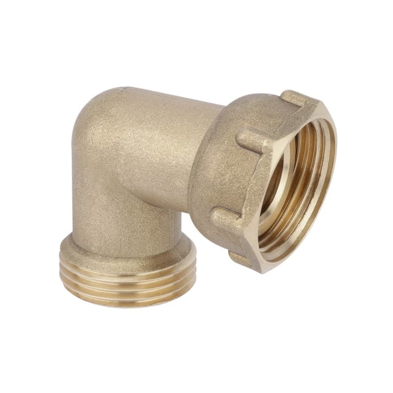 Coude à écrou mobile - laiton 1 unité(s) coude à écrou mobile mf26x34 - laiton laiton 26/34 (1") mâle / femelle 90° - boutte