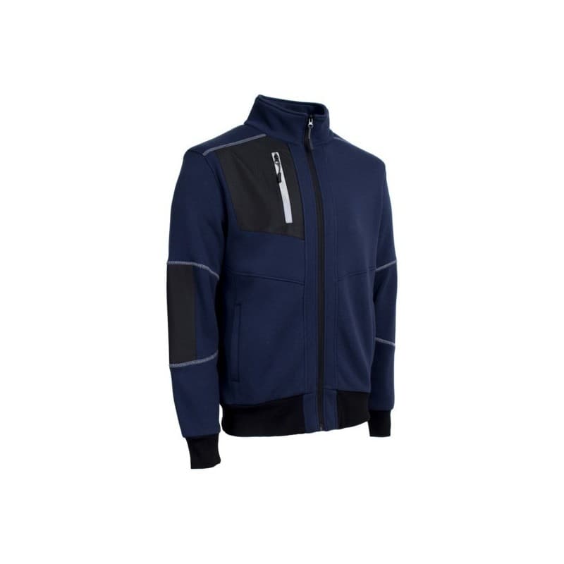 Veste molleton mikan s 300 - 400 g entre 1 et 3 bleu coton / polyester veste 1 pièce(s) veste molleton mikan bleu ts - coverguard euro protection