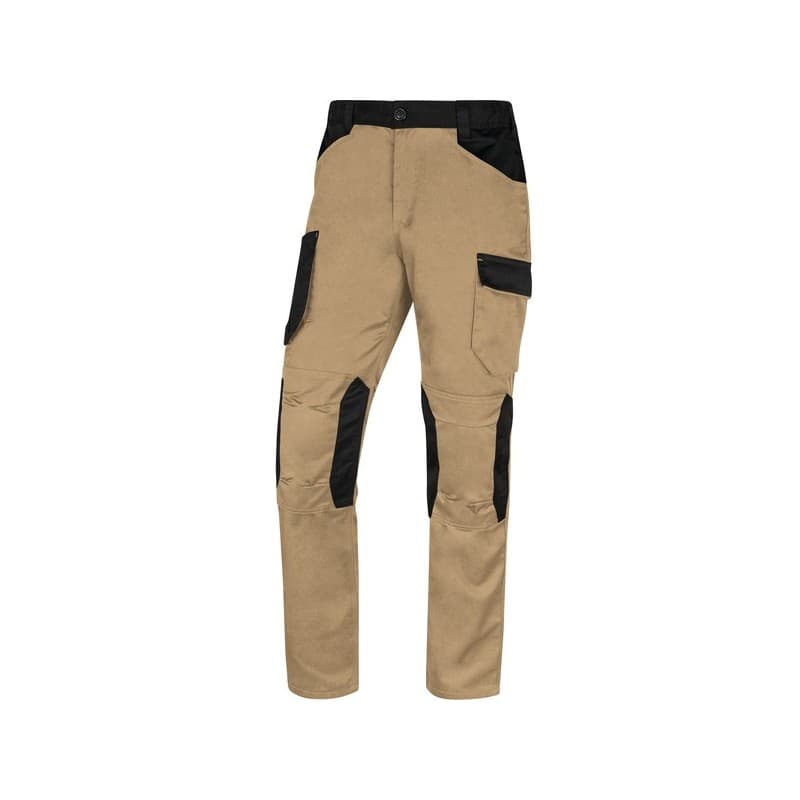Pantalons mach 2 v3 beige 200 - 300 g 2xl 7 et plus coton / polyester pantalon 1 pièce(s) pantalon de travail mach 2 v3 beige/beige t2xl - delta plus