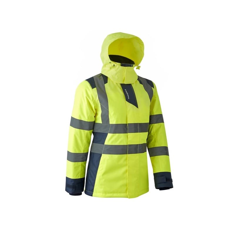 Parka femme hora entre 4 et 6 s 100 - 200 g jaune parka polyester, polyuréthane 1 pièce(s) parka femme hora hv jaune/marine ts - coverguard euro prote