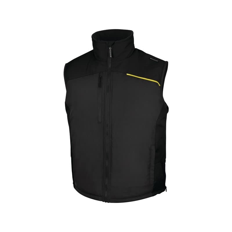 Gilet doublé fidji 3 gilet entre 4 et 6 xl 500 - 600 g polyester 1 pièce(s) gilet doublé fidji 3 gris/noir txl gris, noir - delta plus