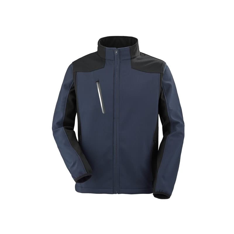 Veste softshell terek entre 4 et 6 softshell 300 - 400 g xs 1 pièce(s) polyester, tpu veste softshell terek bleu/noir txs bleu , noir - lafont