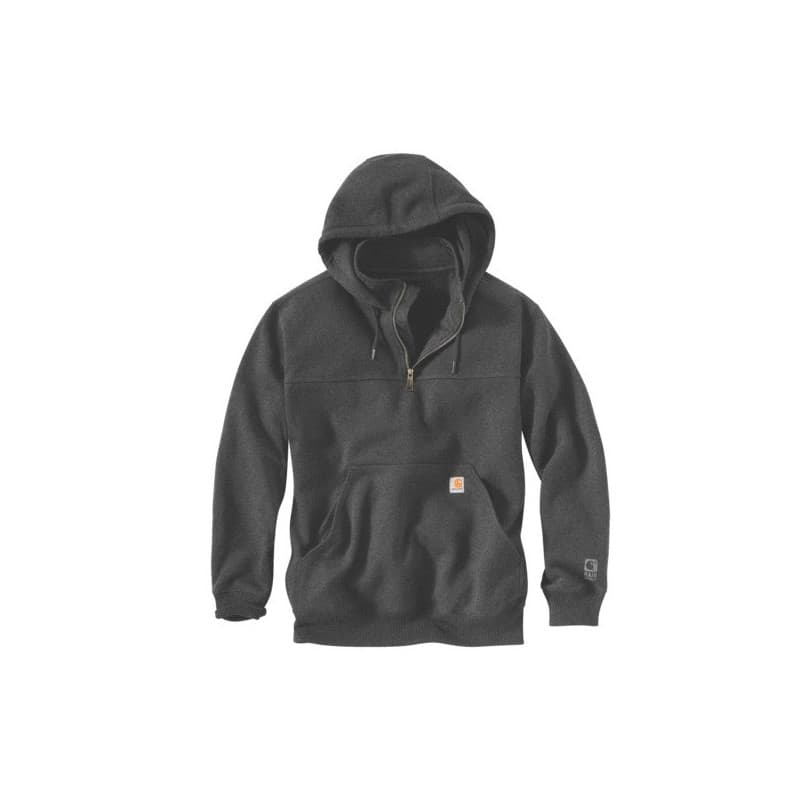 Sweat demi zip rain defender m gris entre 1 et 3 coton / polyester 400 - 500 g sweat 1 pièce(s) sweat capuche demi zip rain defender anthracite tm - c