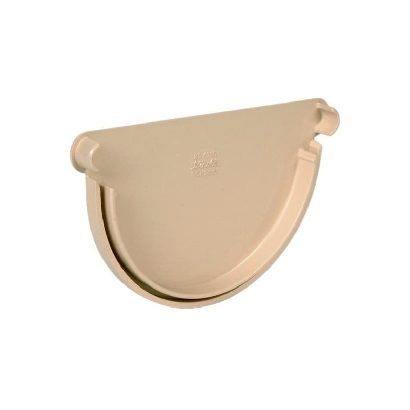 Jonction et fond à coller fond symétrique gouttière 33 sable à coller 1 pièce(s) - nicoll