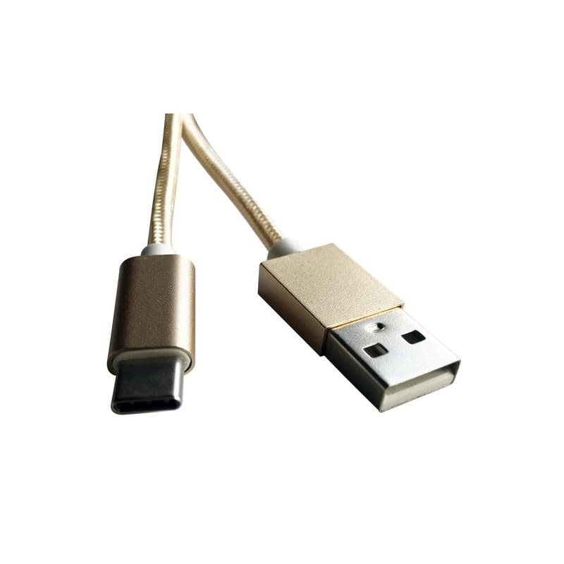 Chargeur smartphone usb-c 3m doré 1 pièce(s) chargeur smartphone usb-c 3m doré - ets normand optex