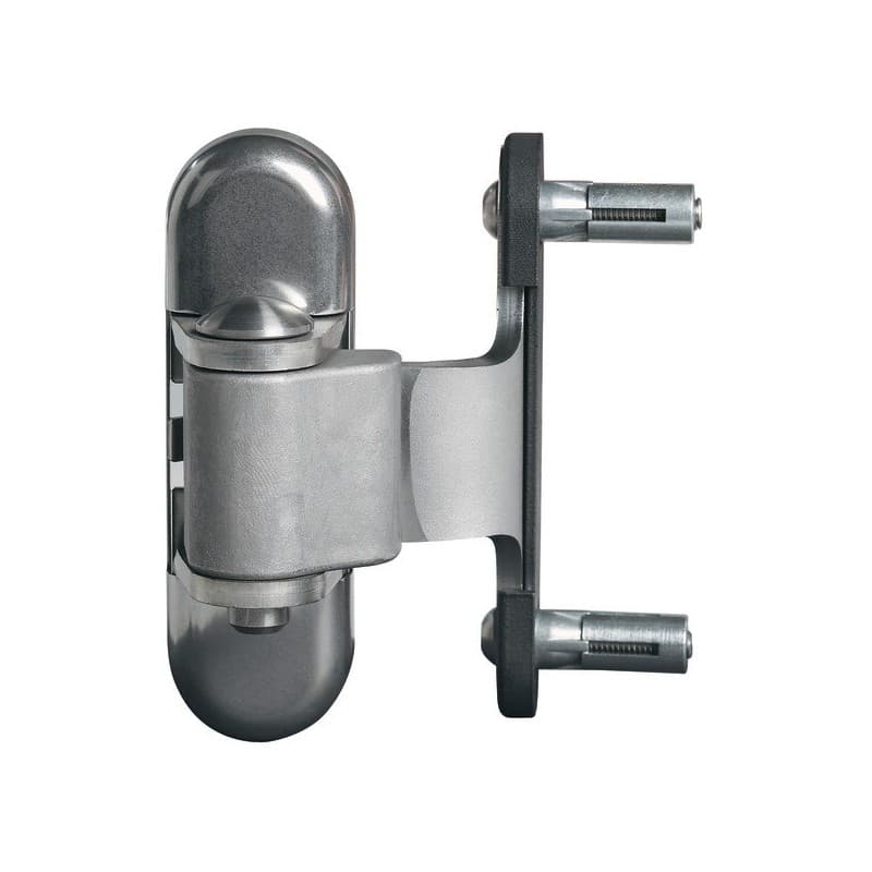 Charnière réglage tridimensionnel de portail 1 pièce(s) charnière réglage tridimensionnel de portail - locinox