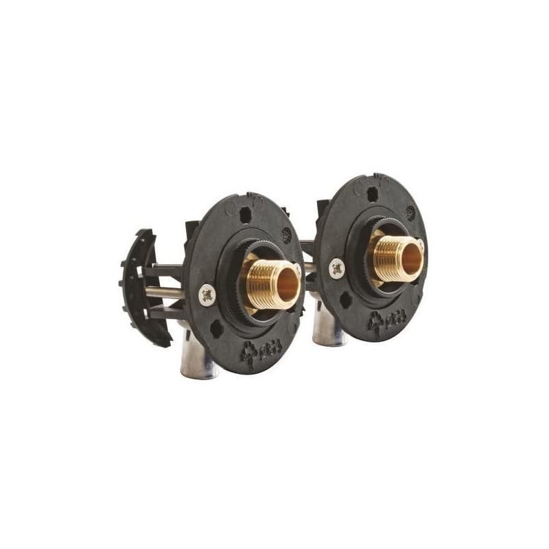 Fixation robinetterie sous-lavabo per à sertir 1 lot(s) de 2 pièce(s) fixation double dpl lavabo per à sertir ø16 mâle(12x17) - somatherm for you