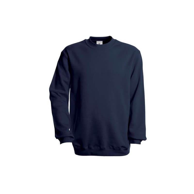 Sweats col rond sweat 280 g/m² manches droites marine tm blanc 200 - 300 g m coton / polyester sweat 0 1 pièce(s) - imbretex