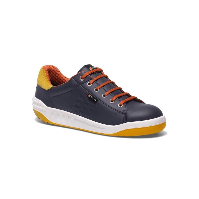 Chaussures de sécurité basses jamma chaussures de sécurité basses jamma bleu marine t47 47 pu double densité src - résistance au glissement sols acier