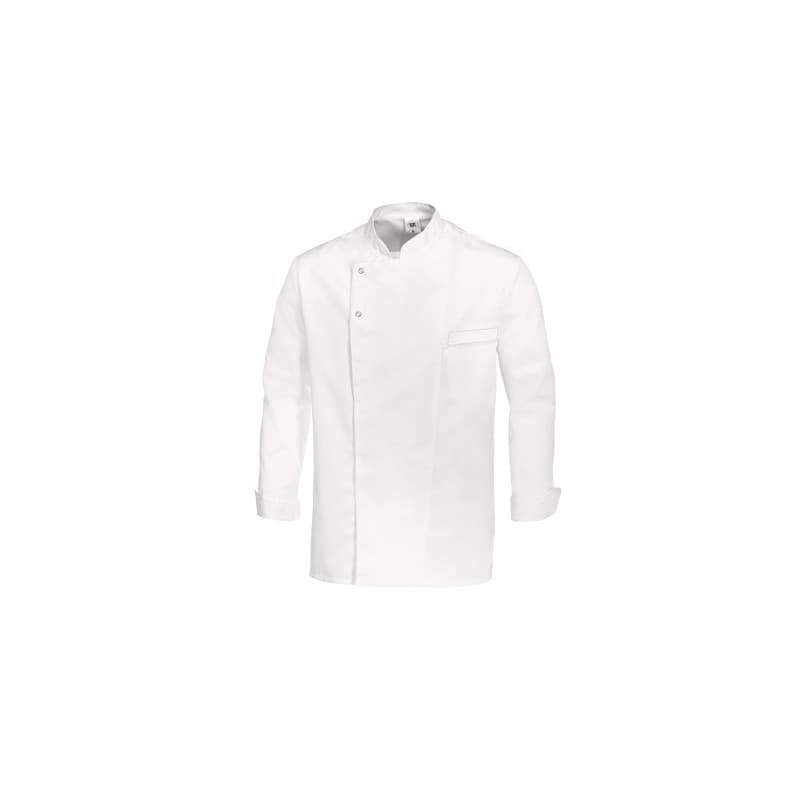 Vestes unicolores cuisinier veste cuisinier unicolore manches longues blanc ts vert 200 - 300 g s veste polyester / coton 0 1 pièce(s) - bp bierbaum p