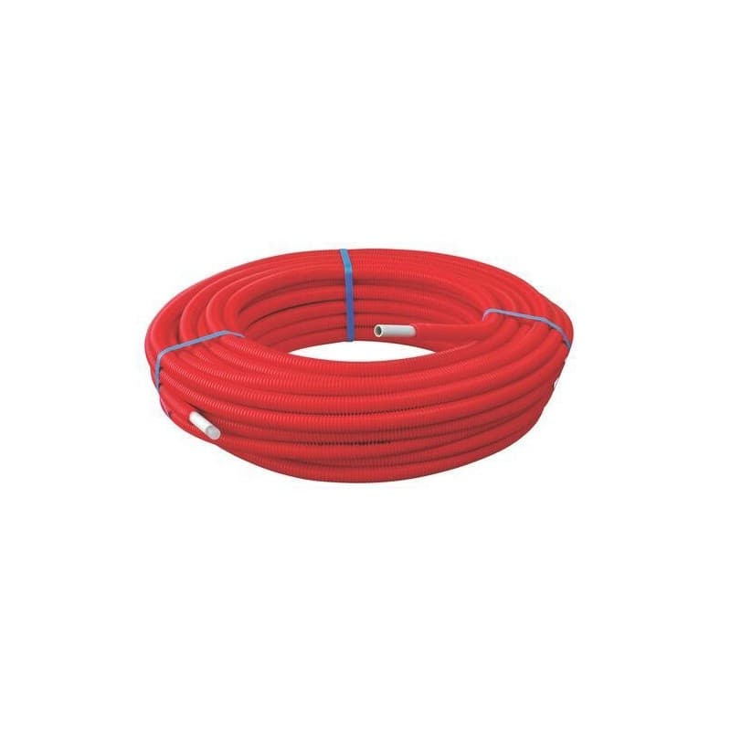 Couronne tube multicouche prégainé 1 pièce(s) couronne tube multicouche prégainé rouge ø 16mm - l 25m - somatherm for you