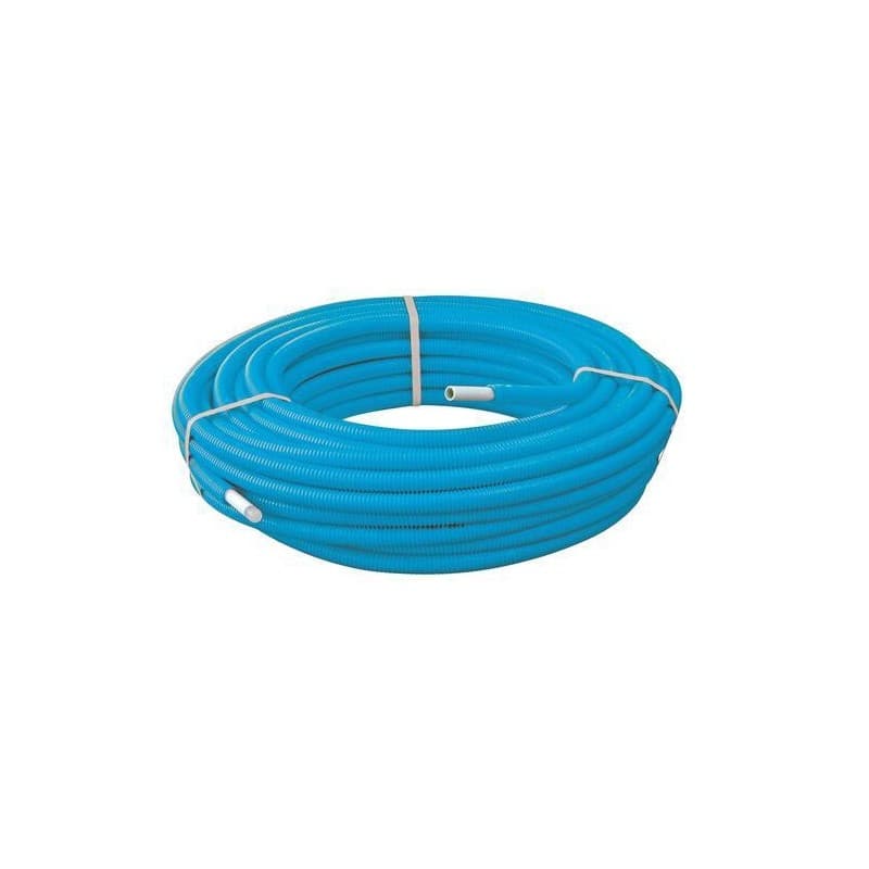 Couronne tube multicouche prégainé 1 pièce(s) couronne tube multicouche prégainé bleu ø 16mm - l 25m - somatherm for you