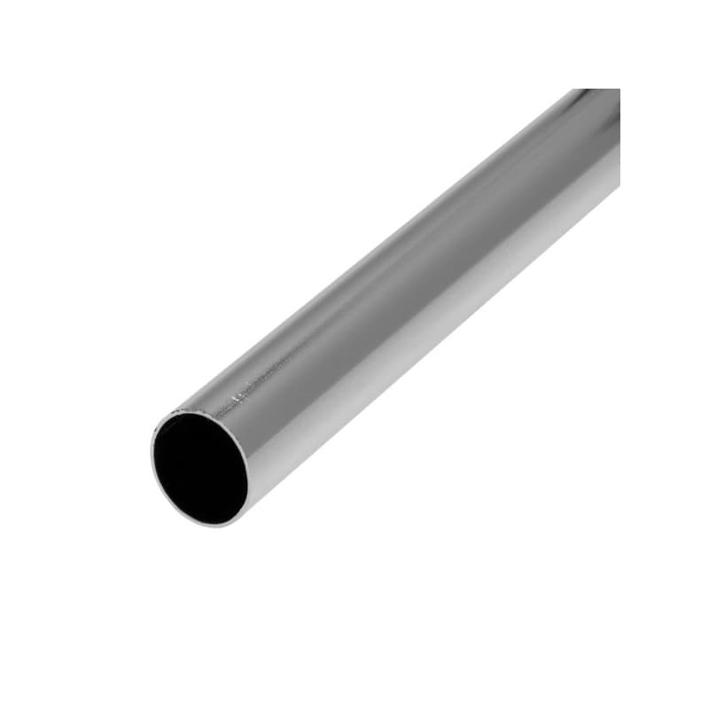 Tube de penderie 1.00 m tube de penderie rond ø19 mm - chromé 1 tube(s) de 1 mètre(s) linéaire rond acier chromé 19 mm - interges.com