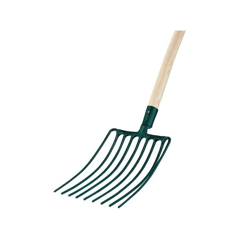 Fourche à cailloux 9 dents manche bois fourche à cailloux 9 dents manche bois 1 pièce(s) - leborgne