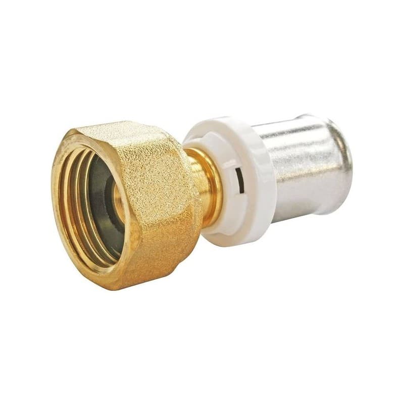 Ecrou tournant droit multicouche sertir f20 x 27 ⌀26 1 pièce(s) ecrou tournant droit multicouche sertir f20 x 27 ⌀26 - somatherm for you