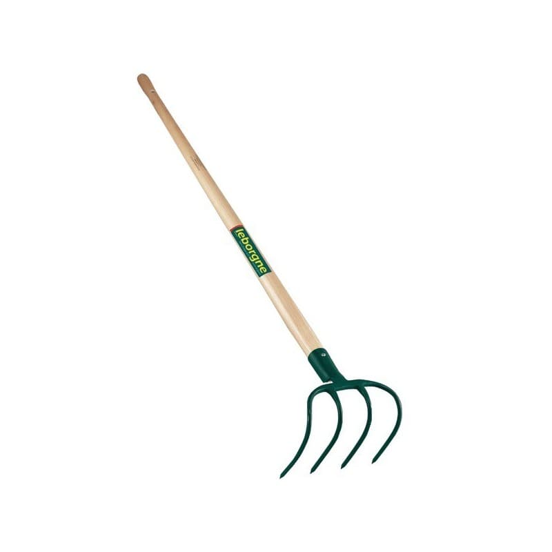 Croc à fumier 4 dents à douille manche bois croc à fumier 4 dents à douille manche bois 1 pièce(s) - leborgne