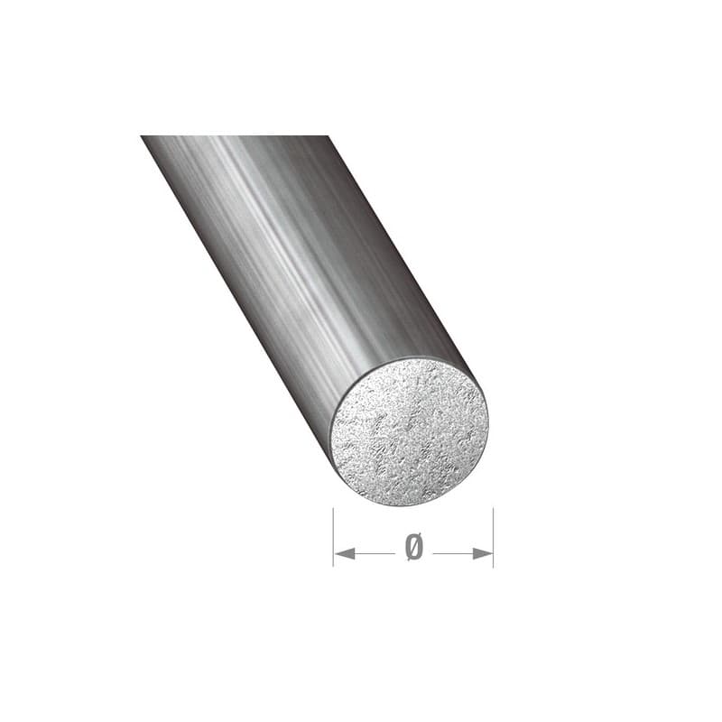 Ronds acier étiré verni 1 barre(s) de 1 mètre(s) linéaire rond ø4 mm - acier étiré verni - cqfd