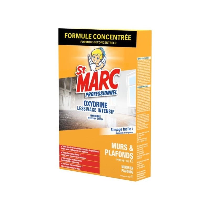 Lessive en poudre oxydrine saint-marc lessive oxydrine st marc en poudre 1 boîte(s) de 1 kilogramme(s) boîte lessive - st marc professionnel