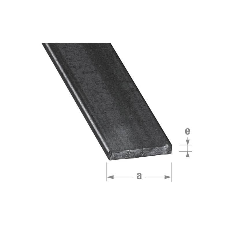 Plats acier laminé à chaud verni 1 barre(s) de 2 mètre(s) linéaire profilé plat 25 x 4 mm - acier laminé à chaud verni - cqfd