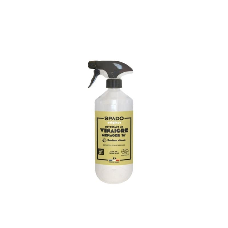 Vinaigre citron gel écocertifié spado 1 vaporisateur(s) de 750 millilitre(s) vinaigre citron gel écocertifié spado spray 0.75 litre(s) vinaigre blanc