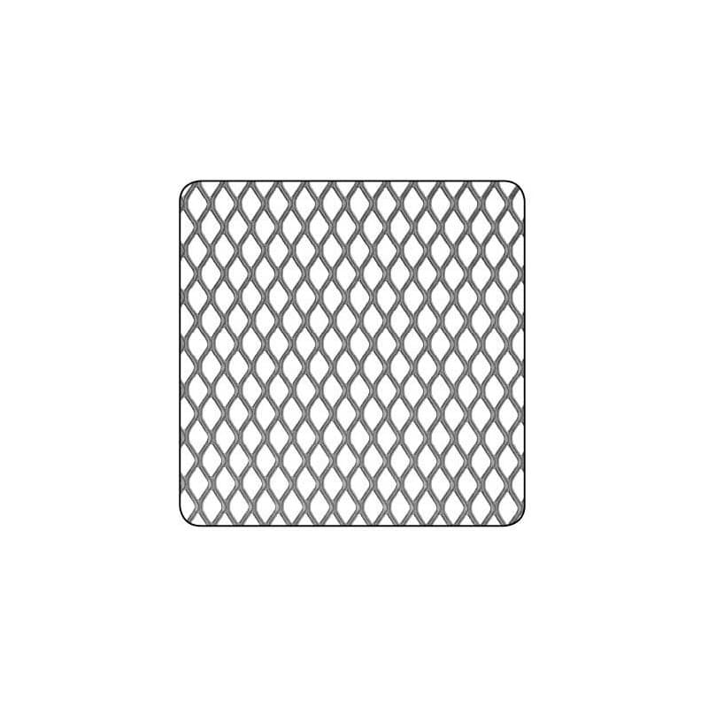 Tôles décoratives acier brut 1 feuille(s) tôle métal déployé 1000 x 500 / 6 x 3,3 mm - acier brut - cqfd