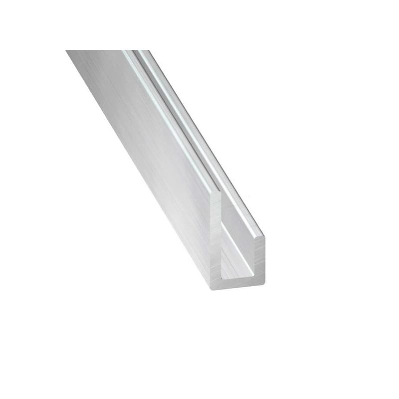 Cimaise 10 x 20 x 10 x 1,5 mm - aluminium brut 1 barre(s) de 1 mètre(s) linéaire cimaise 10 x 20 x 10 x 1,5 mm - aluminium brut - cqfd