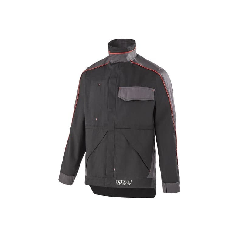 Blouson konekt classe 1 blouson konekt classe 1 noir/gris charcoal t2 entre 4 et 6 300 - 400 g blouson 2 t2 coton 1 pièce(s) gris charcoal / noir gris