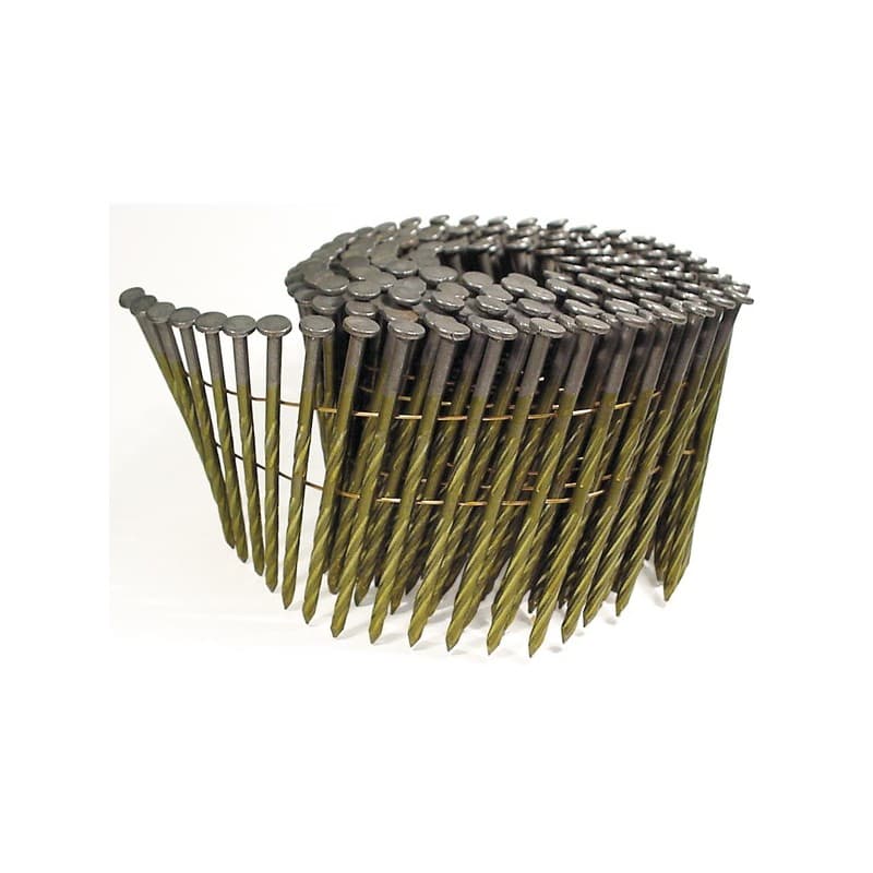 Pointe carré torsadée tête plate 16° ø2,8x90 mm bois, bois dur, panneau de bois 90 mm acier clair plate torsadée 2.8 mm 2,8 mm encadrement, gros trava