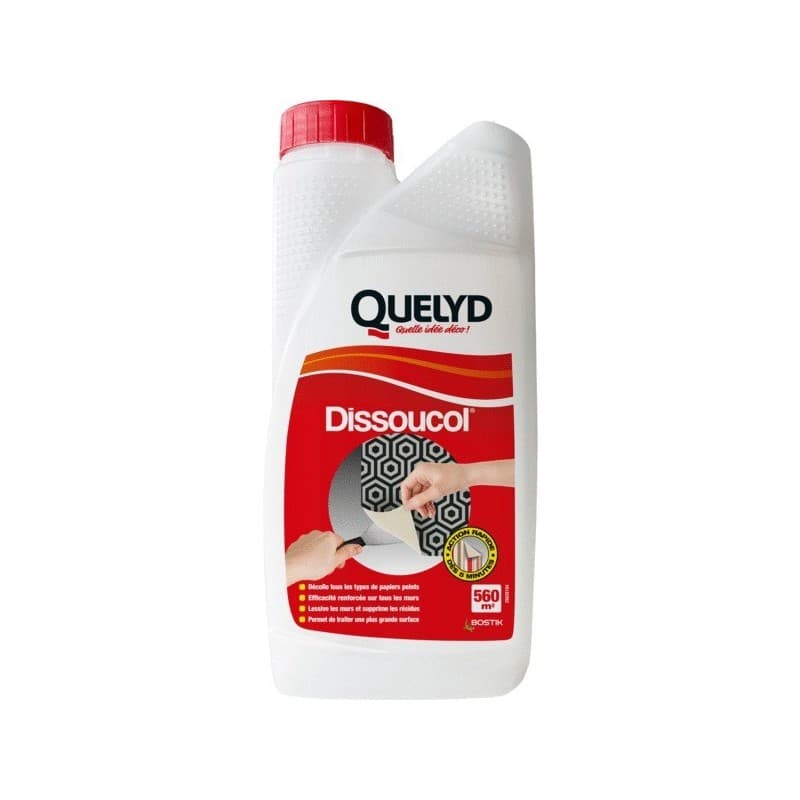 Décolleur papiers peints et vinyles décolleur papiers peints/vinyles quelyd dissoucol 1 flacon(s) de 1 litre(s) - bostik