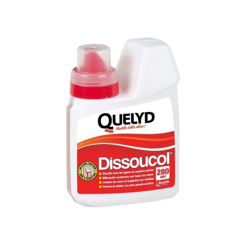 Décolleur papiers peints et vinyles décolleur papiers peints/vinyles quelyd dissoucol 1 flacon(s) de 500 millilitre(s) - bostik