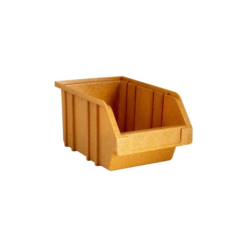 Bac à bec bois composite bio marron 1 pièce(s) bac à bec bois composite bio 225 x 150 x 125 mm - 3l 3 litre(s) - novap