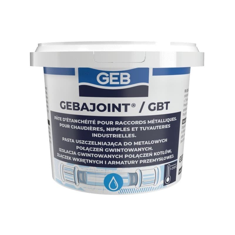 Pâte d'étanchéité gebajoint pâte d'étanchéité gebajoint 1 pot(s) de 500 gramme(s) pâte à joint - geb sas