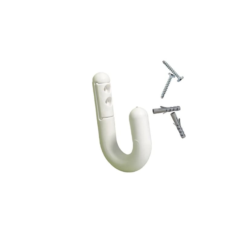 Patère parkid® 1 sachet(s) de 1 unité(s) patère simple parkid® + 2 vis vba - blanc - wattelez