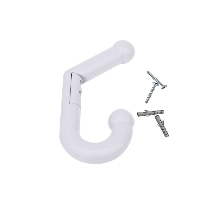 Patère parkid® 1 sachet(s) de 1 unité(s) patère double parkid® + 2 vis vba - blanc - wattelez