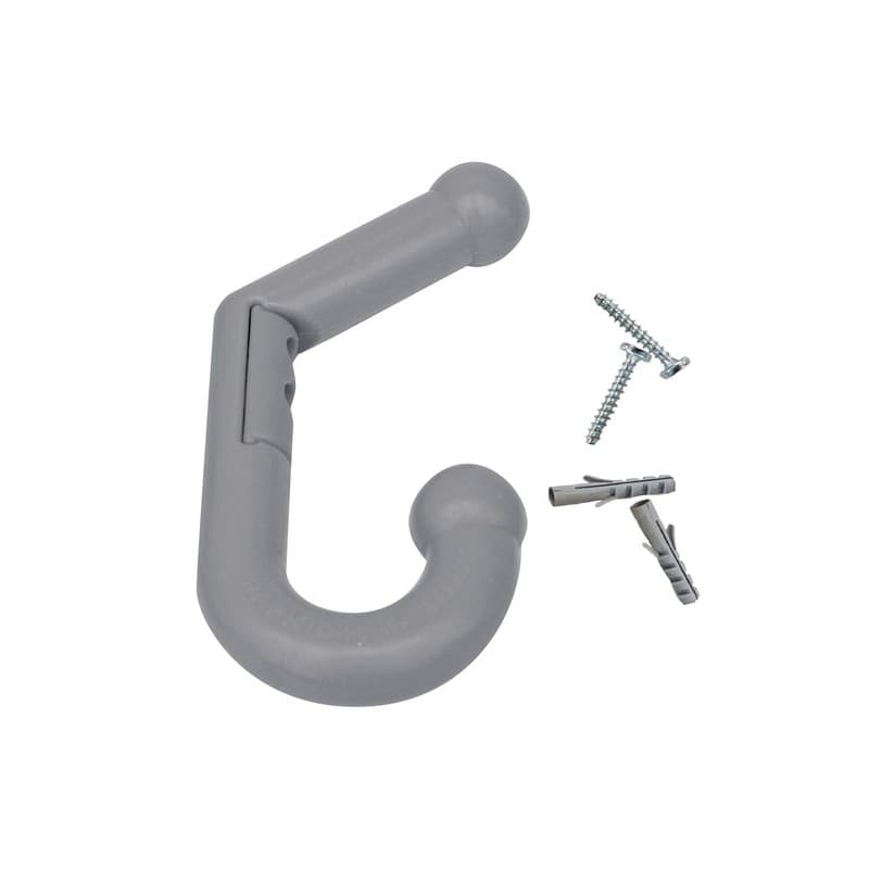 Patère parkid® 1 sachet(s) de 1 unité(s) patère double parkid® + 2 vis vba - gris - wattelez