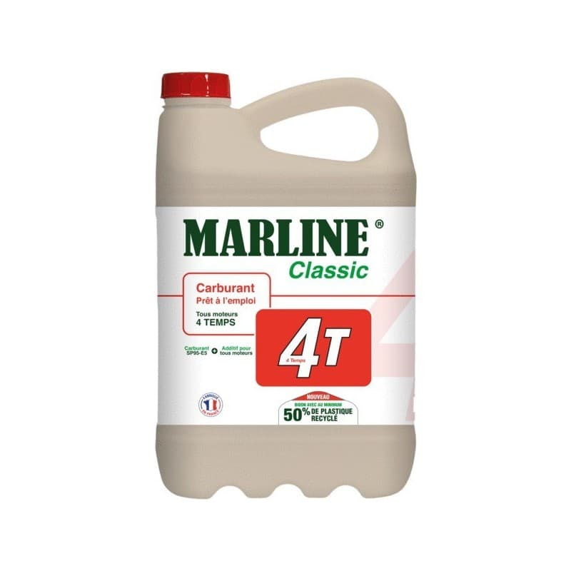 Mélange essence mélange essence 4 temps 1 bidon(s) de 5 litre(s) - marline
