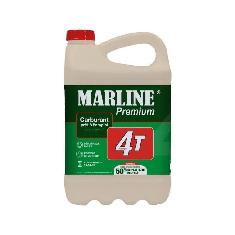 Mélanges premium mélange premium 4 temps 1 bidon(s) de 5 litre(s) - marline